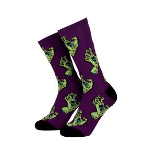 Ponožky Santa Cruz Multi Hand Sock (2 Pack) Purple & Green