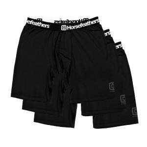 Horsefeathers Boxerky Dynasty Long 3Pack - black