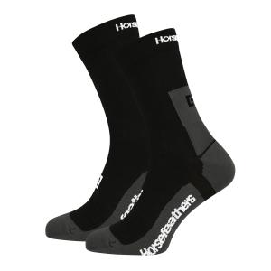 Horsefeathers Technické funkční ponožky Cadence Long - black