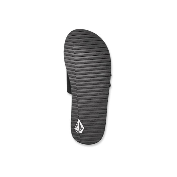 Pantofle Volcom Recliner Slide Black White